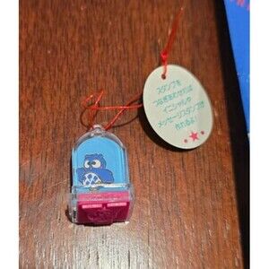 Sanrio Patapatapeppy Rubber Stamp Vintage 1994 1" Blue Owl Letter Y Alphabet